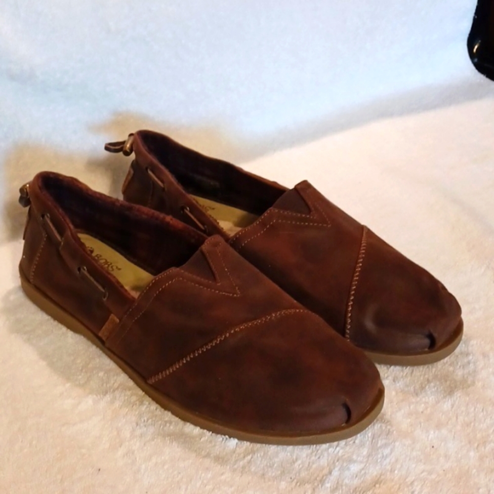 Bobs from skechers leather insoles Women's size 10